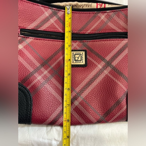 Highland Plaid Bonded Leather Purse - Picture 10 of 10